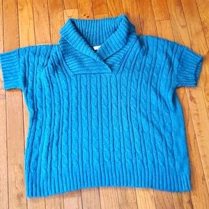 Teal sweater